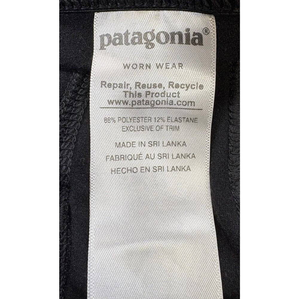 Patagonia Capilene Baselayer Black Legging Pants Youth Boys L 12 - Picture 8 of 9
